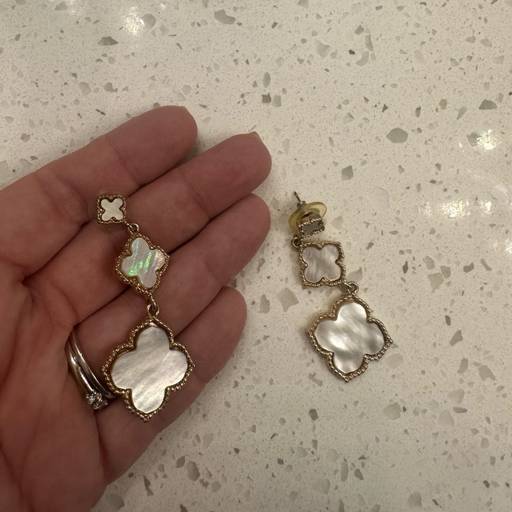 Mother of Pearl Drop Earrings